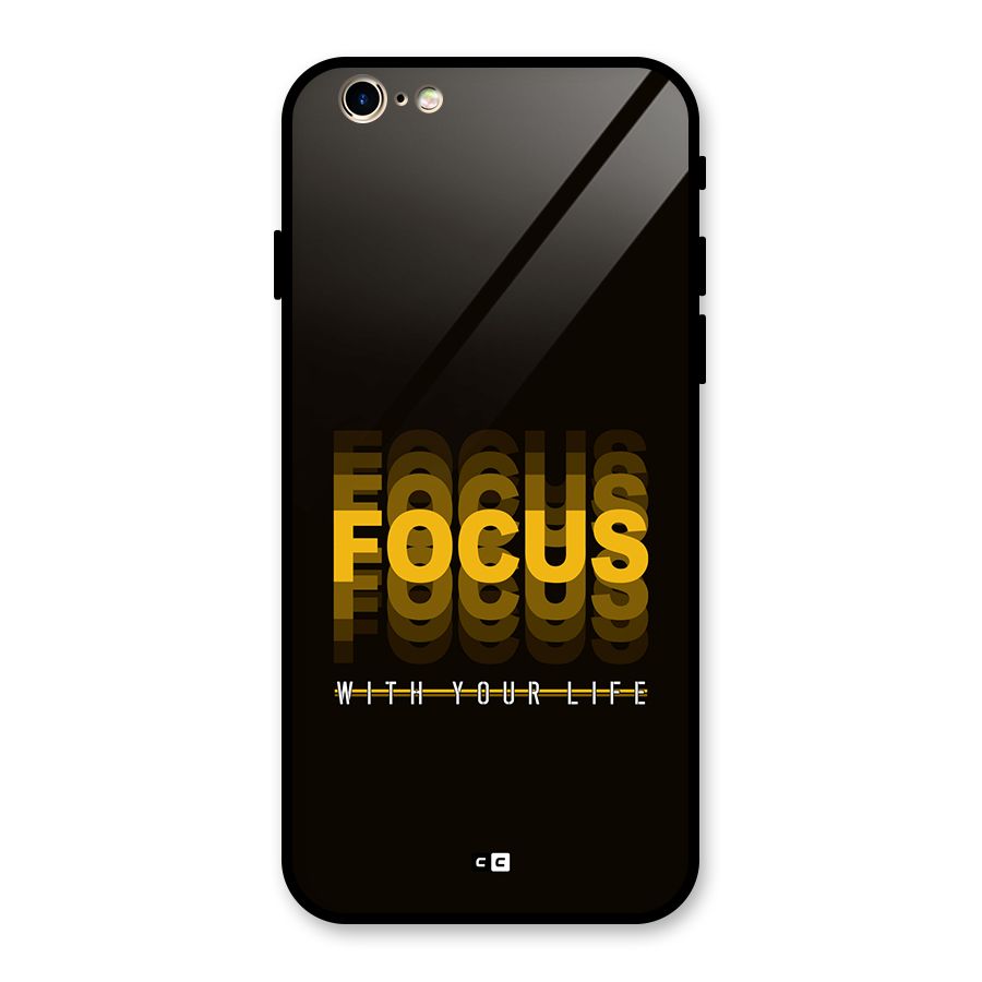 Focus Life Glass Back Case for iPhone 6 6S