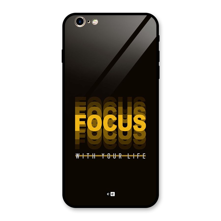 Focus Life Glass Back Case for iPhone 6 Plus 6S Plus