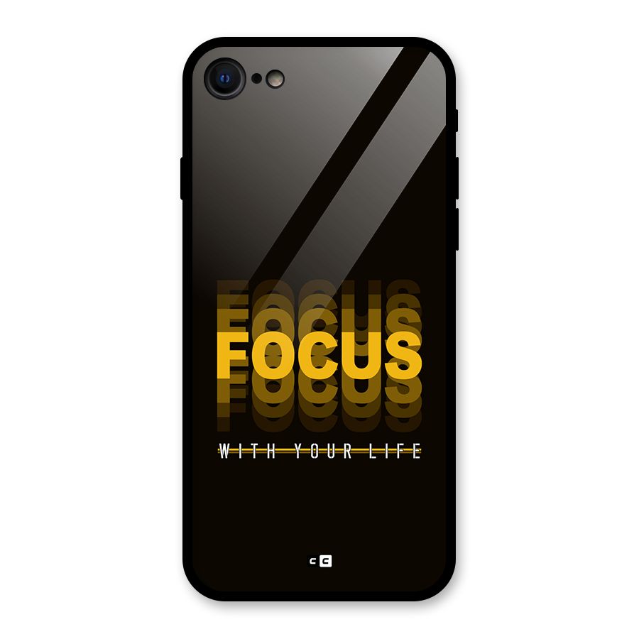 Focus Life Glass Back Case for iPhone 7
