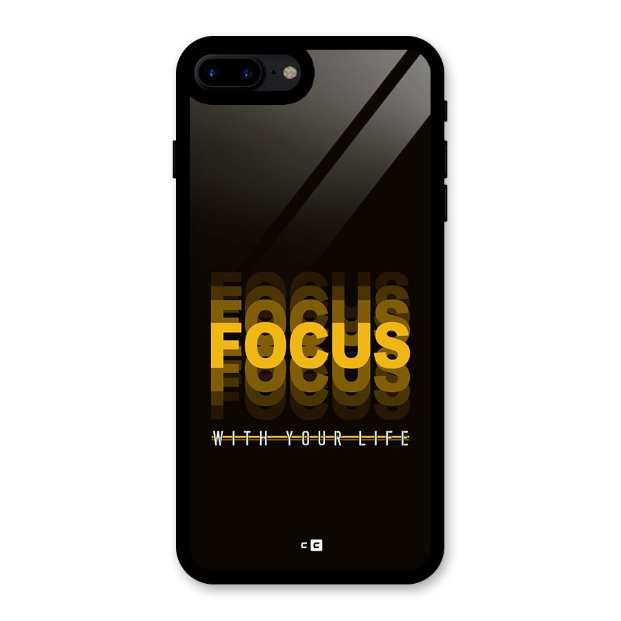 Focus Life Glass Back Case for iPhone 8 Plus