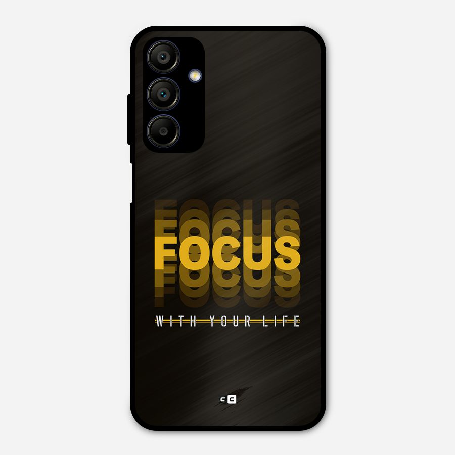 Focus Life Metal Back Case for Galaxy A15 5G