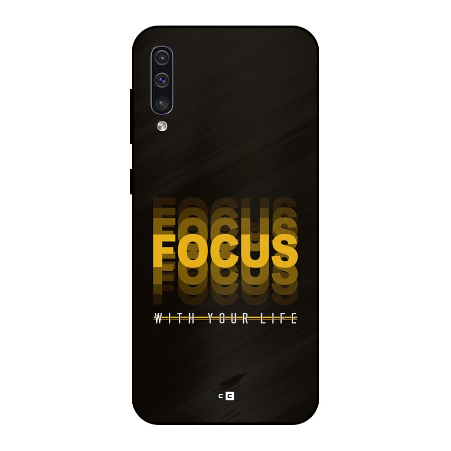 Focus Life Metal Back Case for Galaxy A50s
