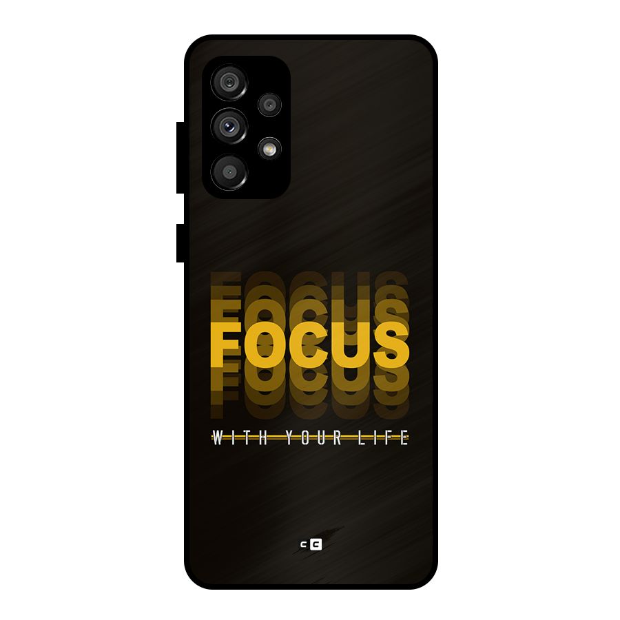 Focus Life Metal Back Case for Galaxy A73 5G