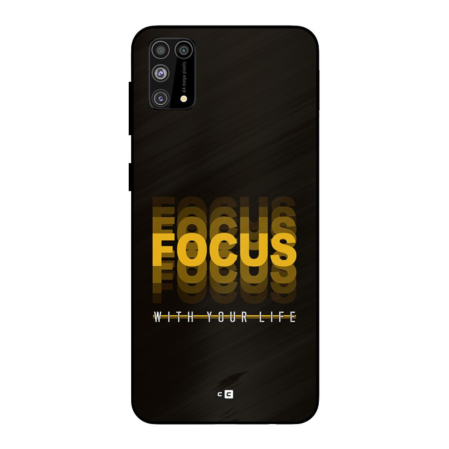 Focus Life Metal Back Case for Galaxy F41