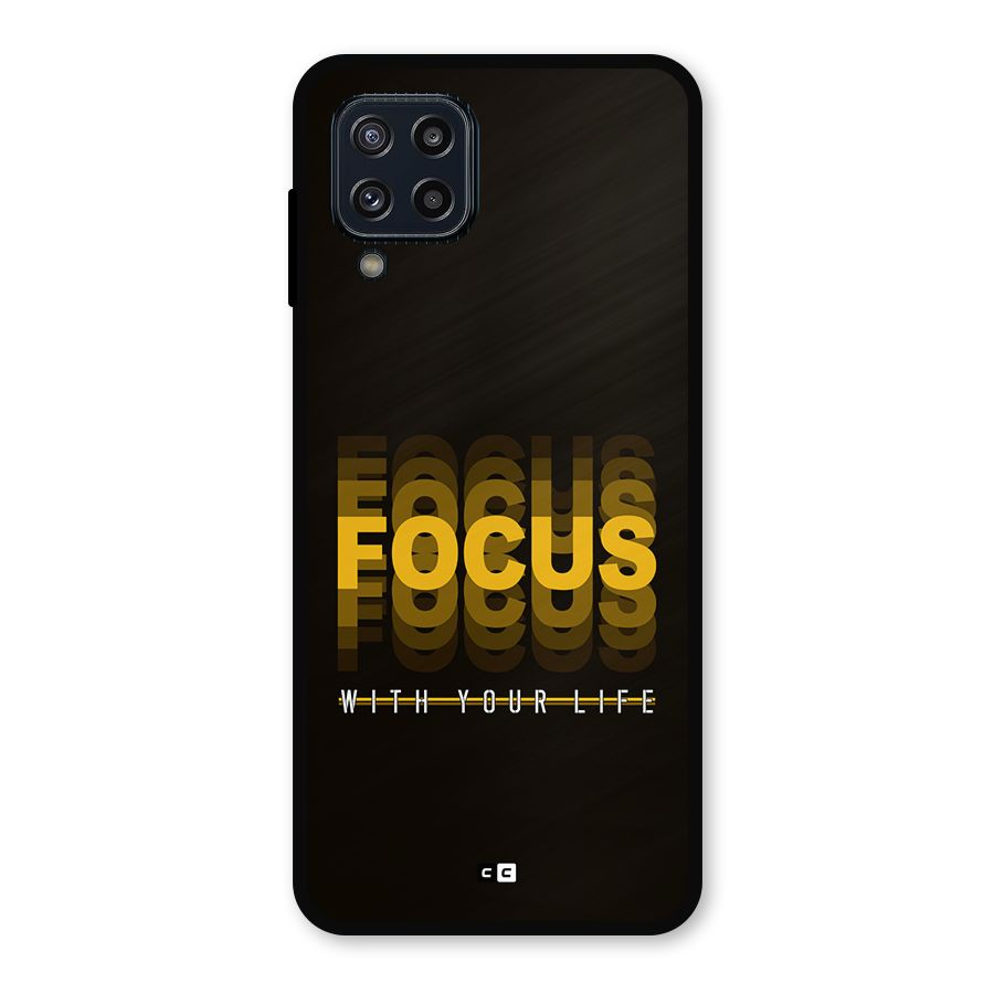 Focus Life Metal Back Case for Galaxy M32