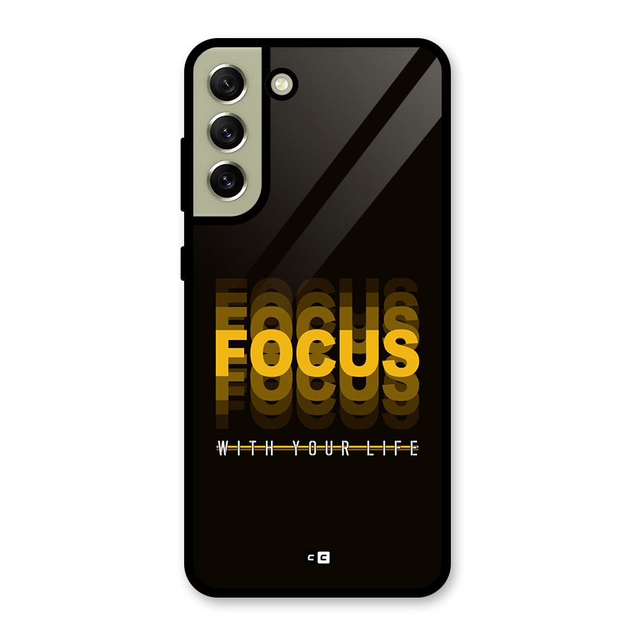 Focus Life Metal Back Case for Galaxy S21 FE 5G (2023)