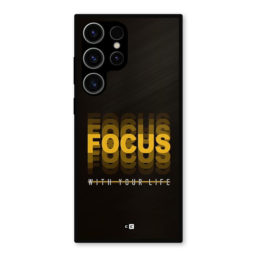 Focus Life Metal Back Case for Galaxy S23 Ultra