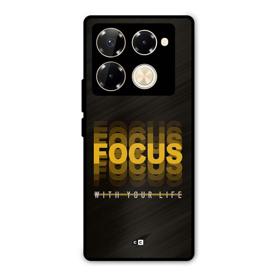 Focus Life Metal Back Case for Infinix Note 40 Pro Plus