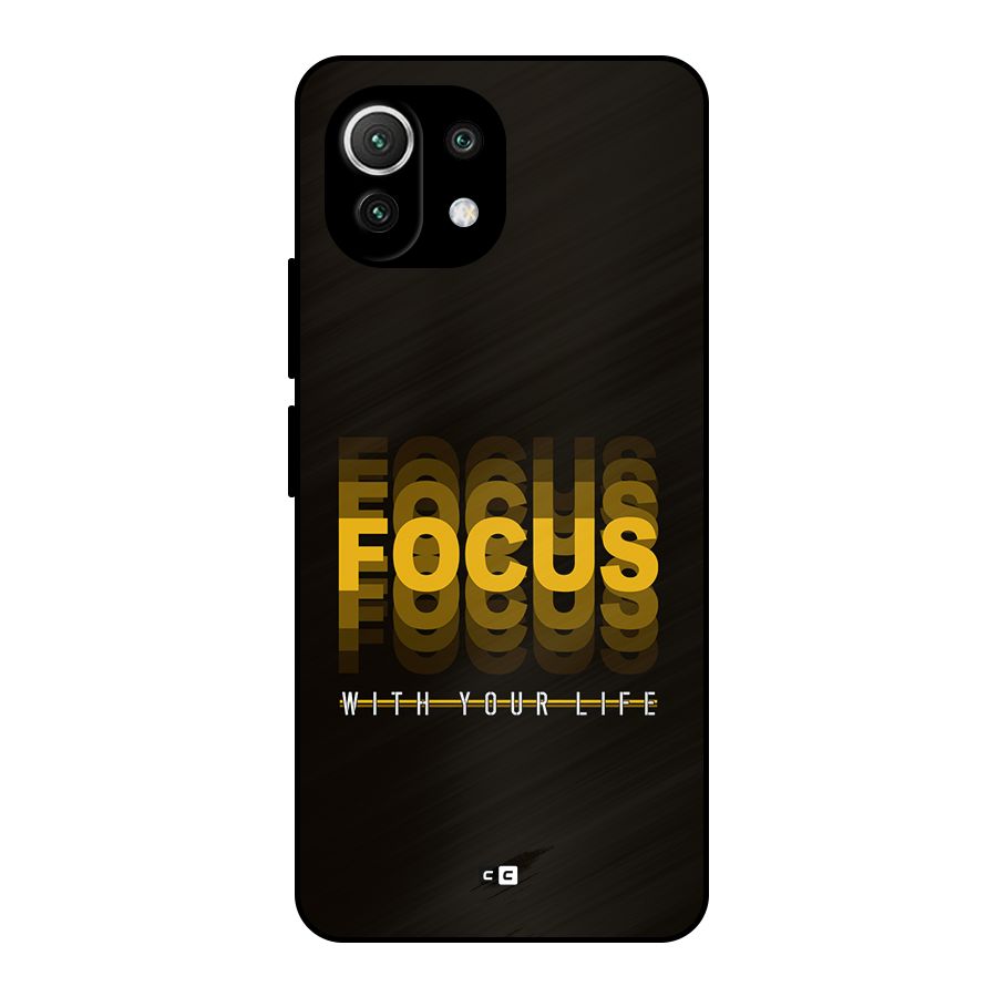 Focus Life Metal Back Case for Mi 11 Lite NE 5G