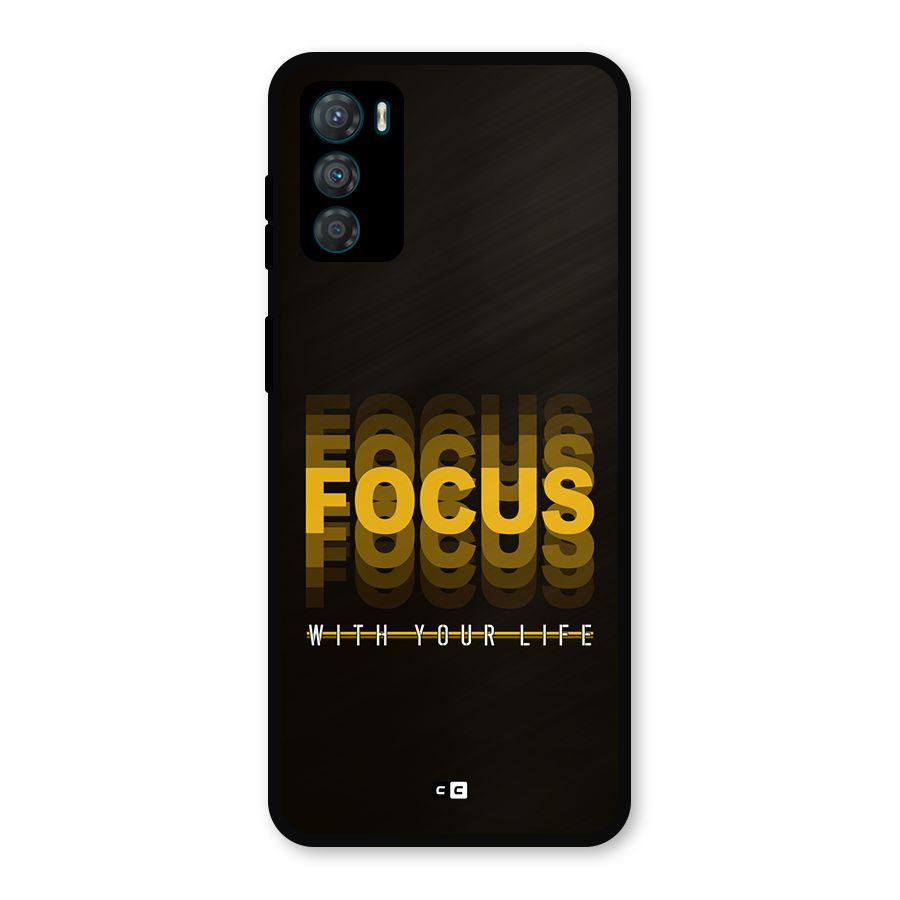 Focus Life Metal Back Case for Moto G42