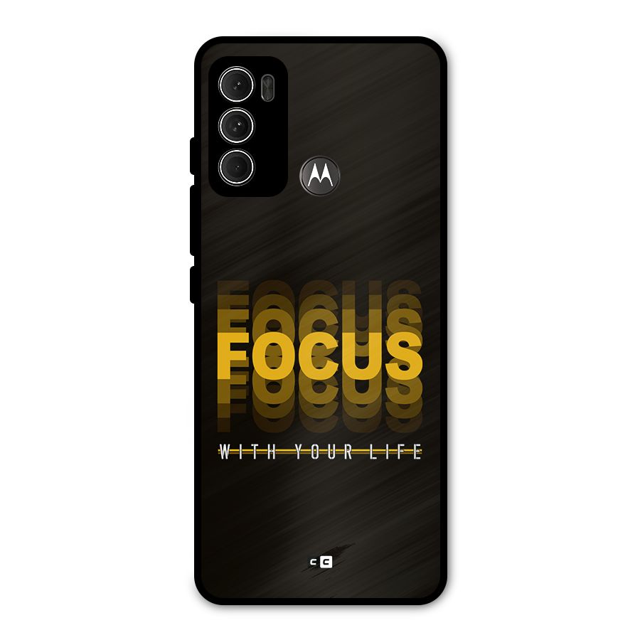 Focus Life Metal Back Case for Moto G60