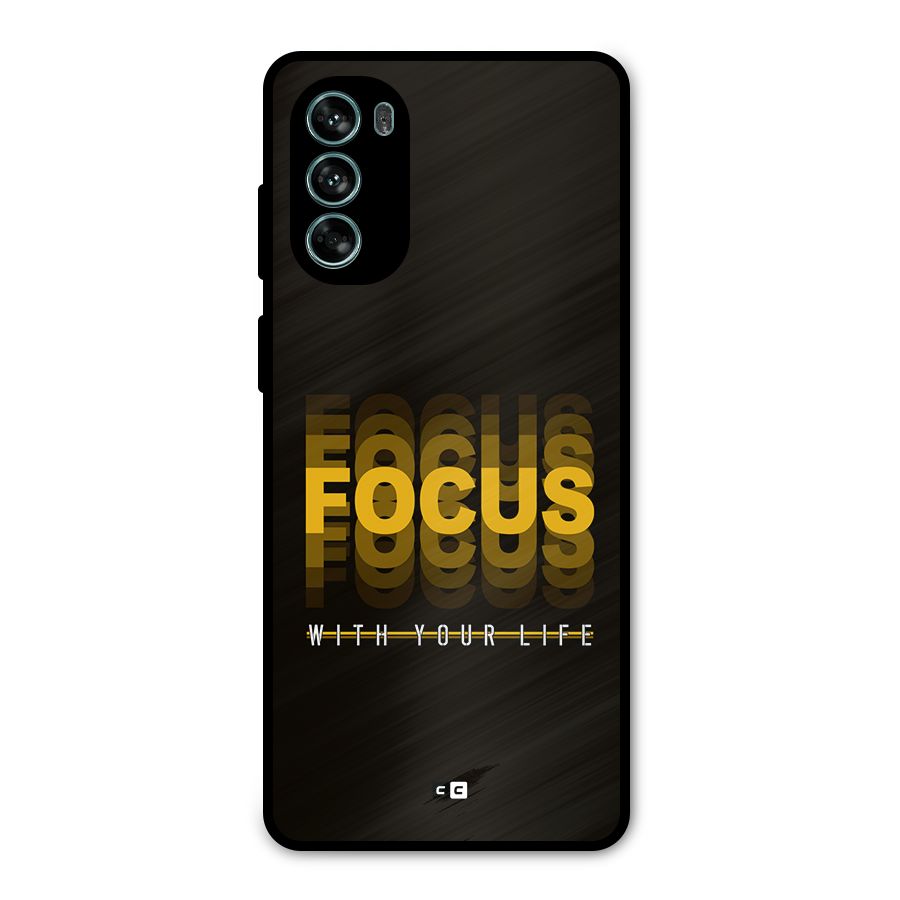 Focus Life Metal Back Case for Moto G62