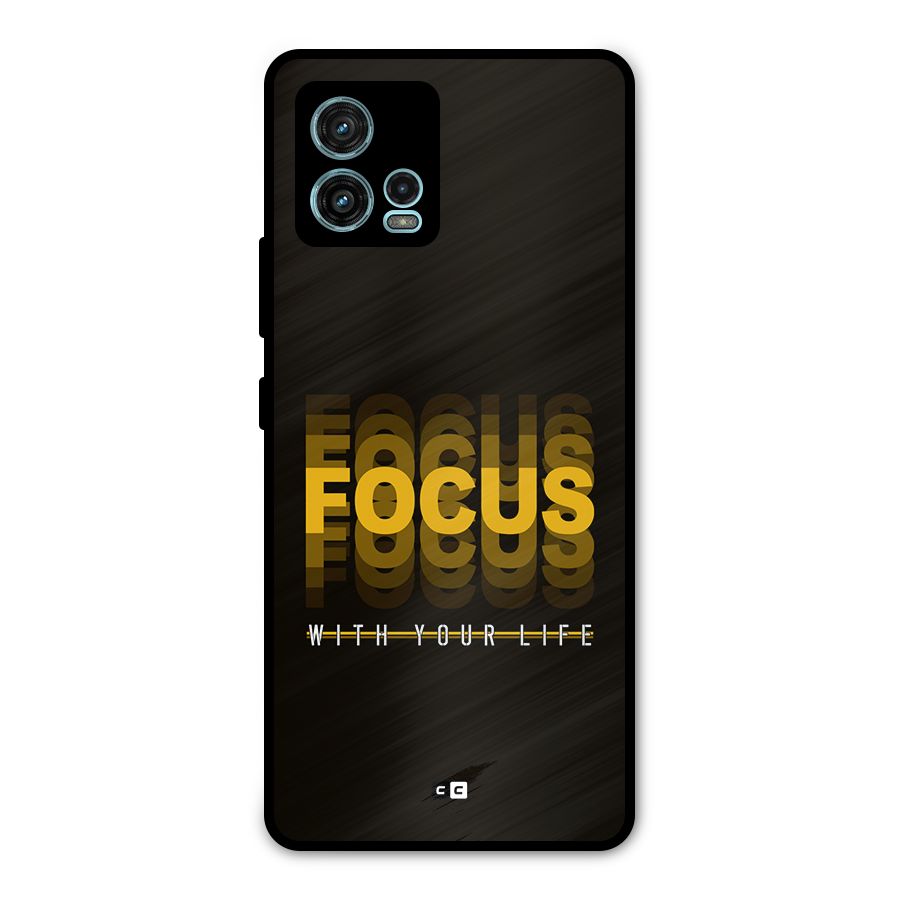 Focus Life Metal Back Case for Moto G72