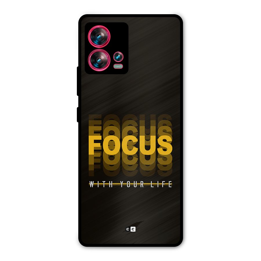 Focus Life Metal Back Case for Motorola Edge 30 Fusion