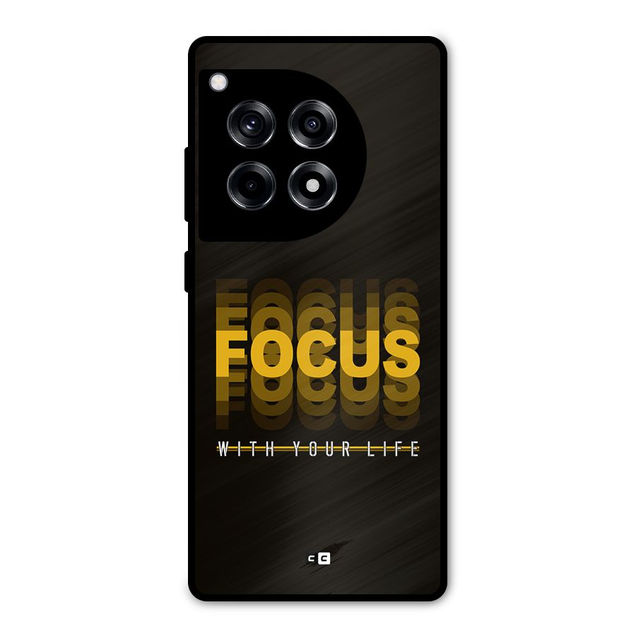 Focus Life Metal Back Case for OnePlus 12R