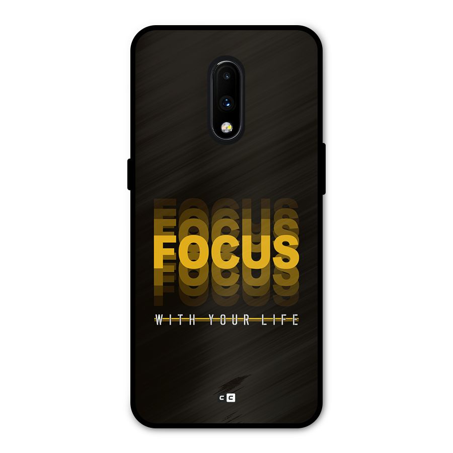 Focus Life Metal Back Case for OnePlus 7
