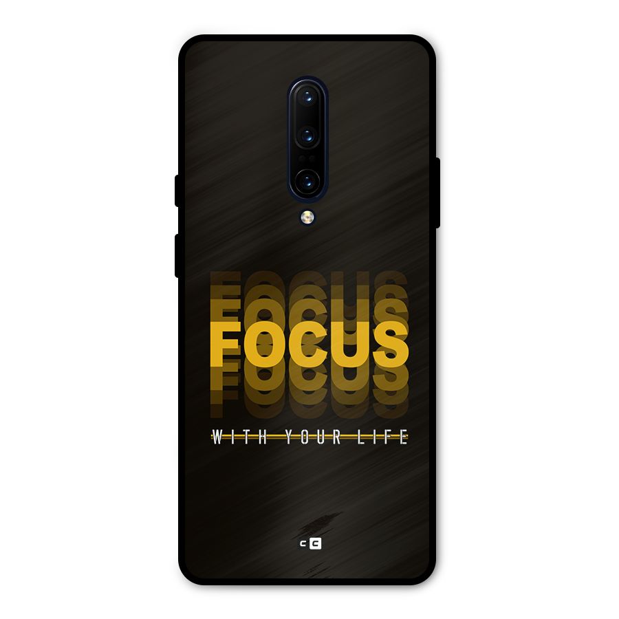 Focus Life Metal Back Case for OnePlus 7 Pro