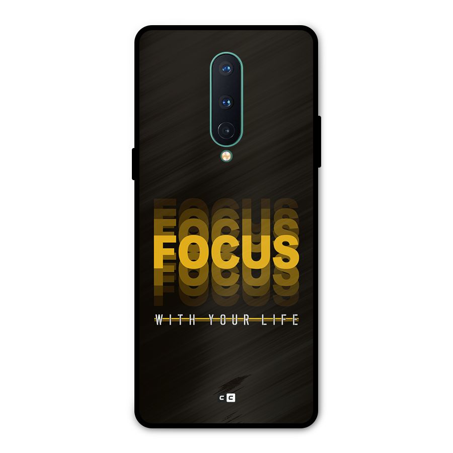 Focus Life Metal Back Case for OnePlus 8