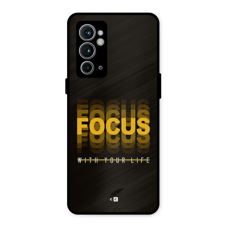 Focus Life Metal Back Case for OnePlus 9RT 5G
