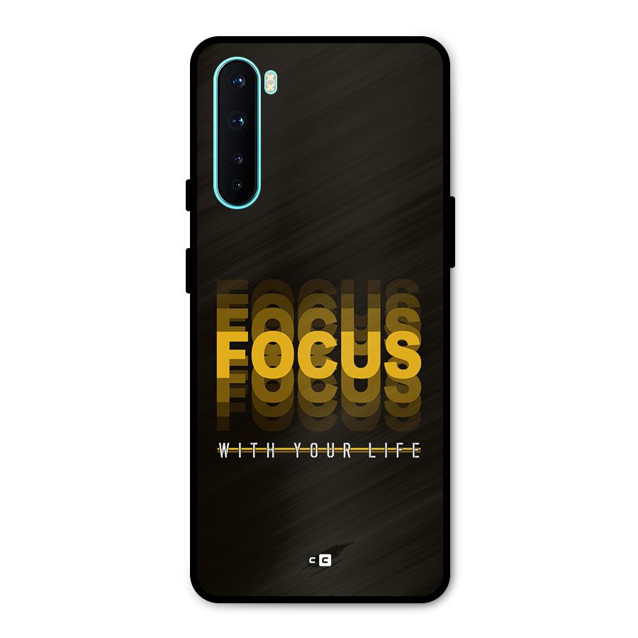 Focus Life Metal Back Case for OnePlus Nord