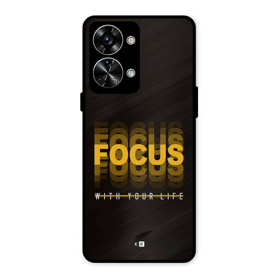 Focus Life Metal Back Case for OnePlus Nord 2T