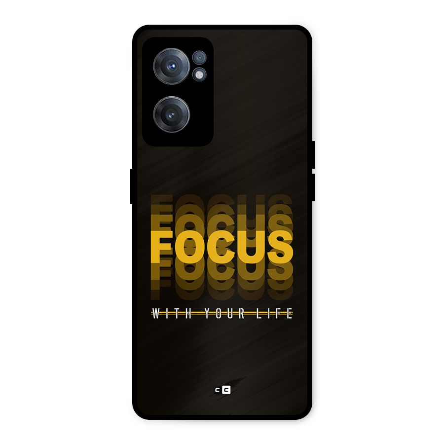 Focus Life Metal Back Case for OnePlus Nord CE 2 5G