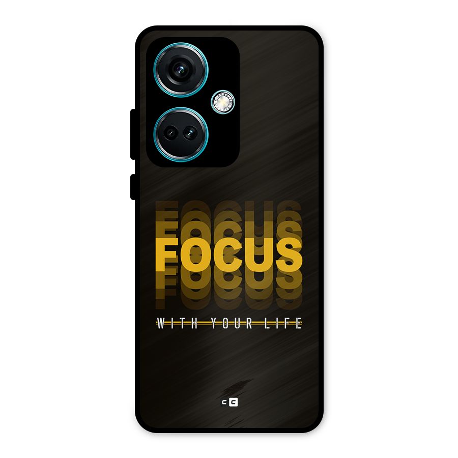 Focus Life Metal Back Case for OnePlus Nord CE 3 5G