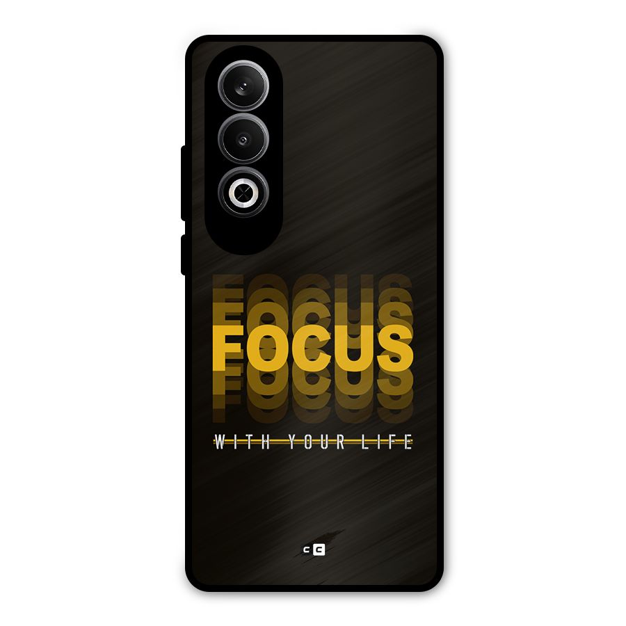 Focus Life Metal Back Case for OnePlus Nord CE4