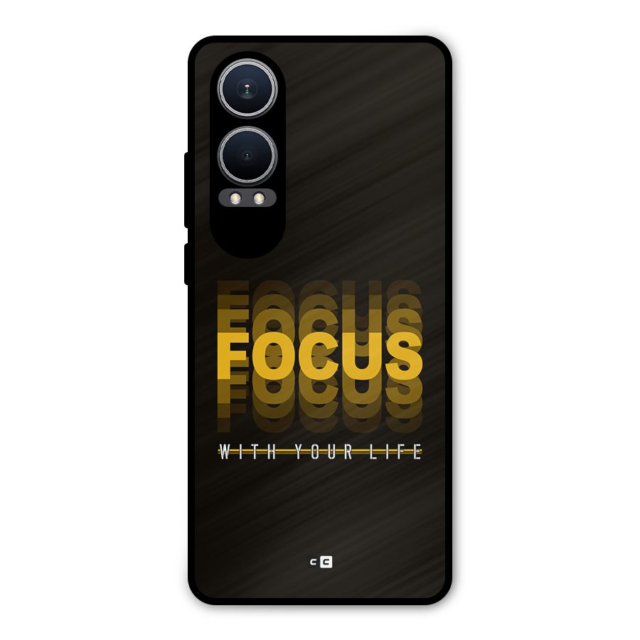 Focus Life Metal Back Case for OnePlus Nord CE4 Lite