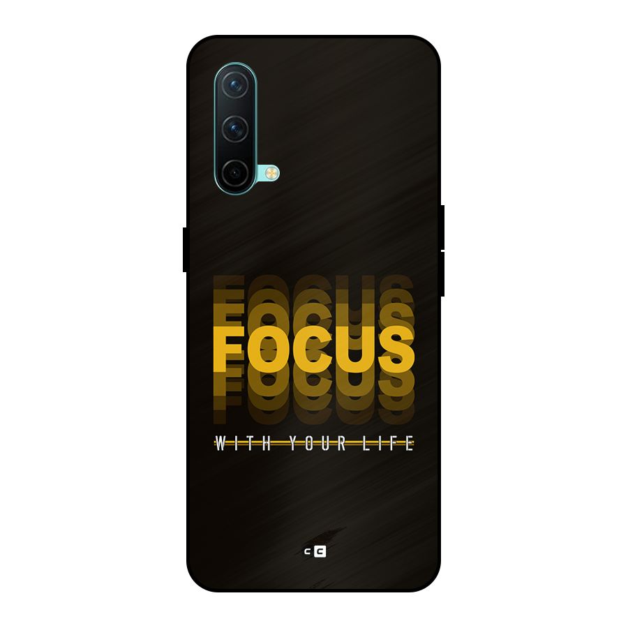 Focus Life Metal Back Case for OnePlus Nord CE 5G