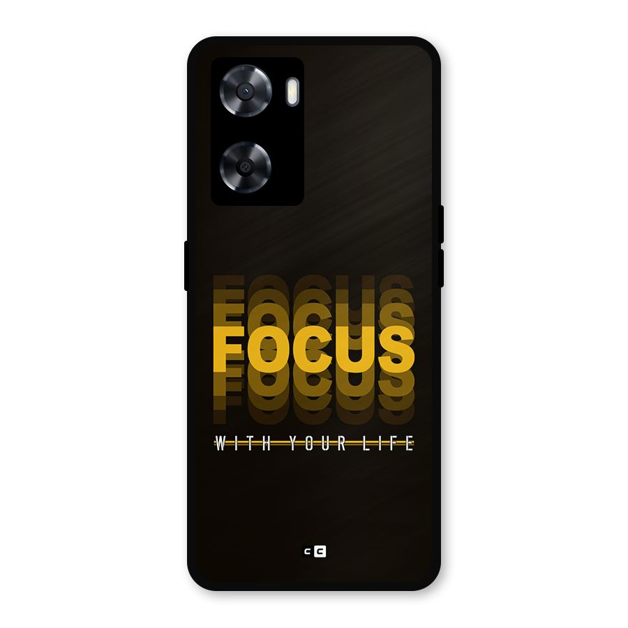 Focus Life Metal Back Case for Oppo A57 2022