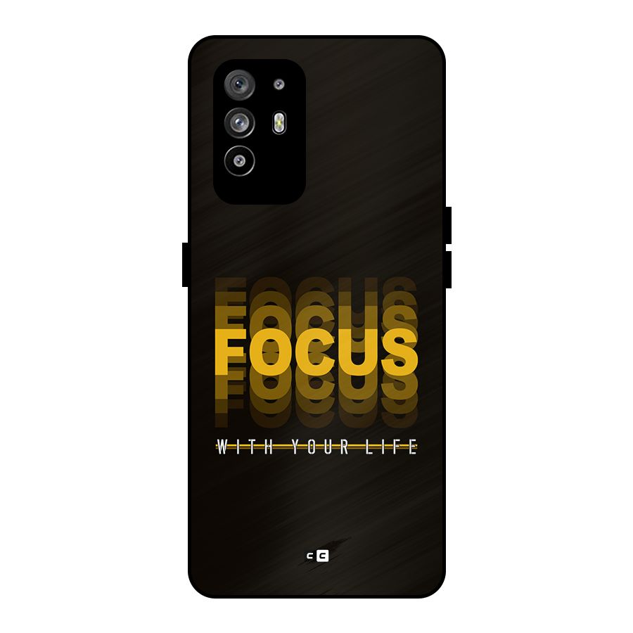 Focus Life Metal Back Case for Oppo F19 Pro Plus 5G