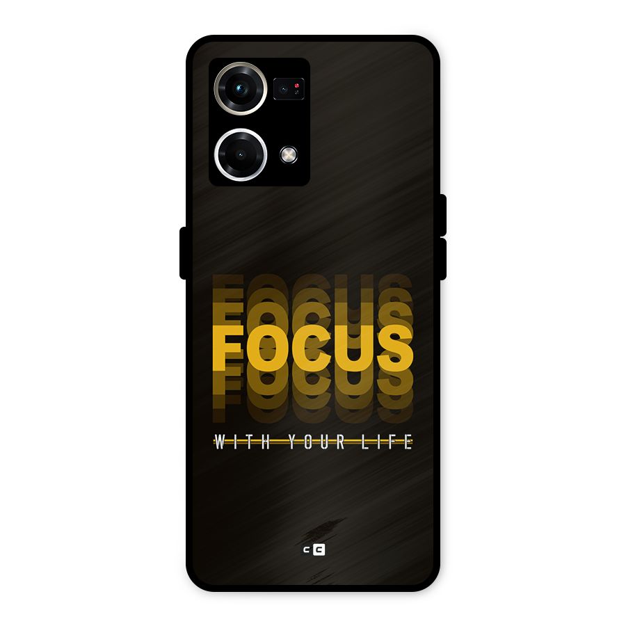 Focus Life Metal Back Case for Oppo F21 Pro 4G