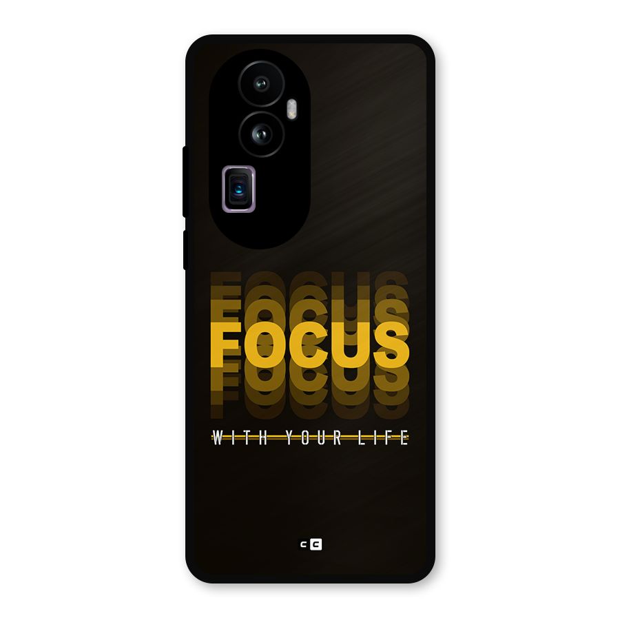 Focus Life Metal Back Case for Oppo Reno10 Pro Plus