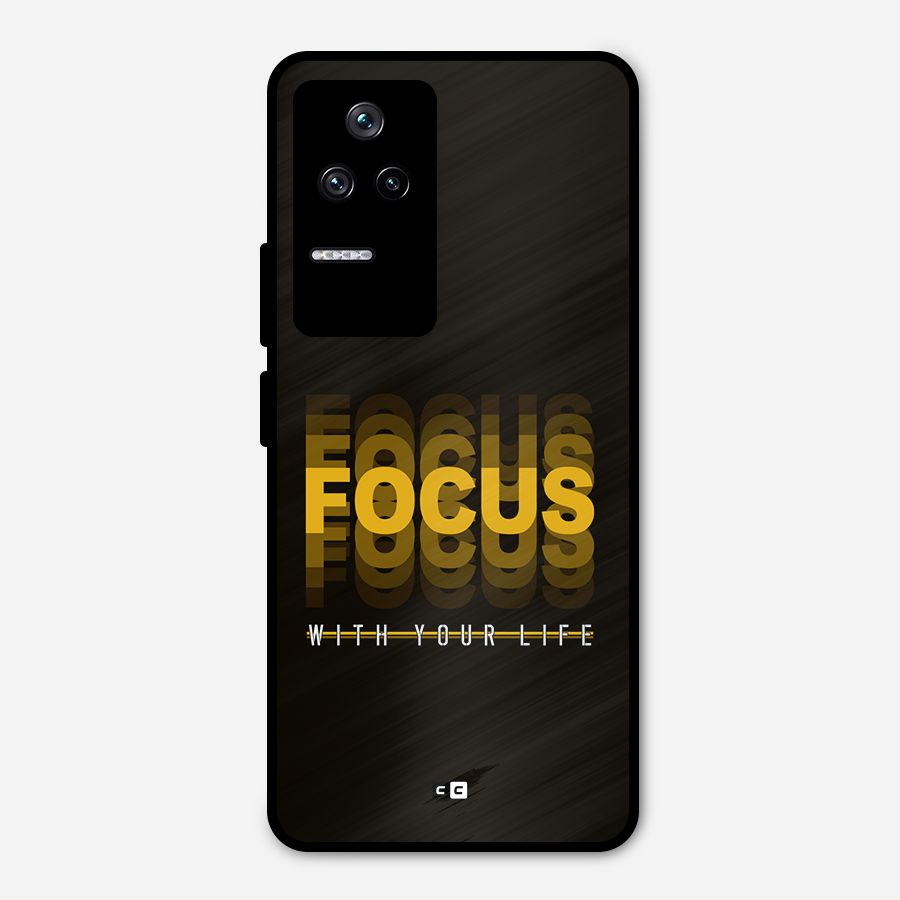 Focus Life Metal Back Case for Poco F4 5G