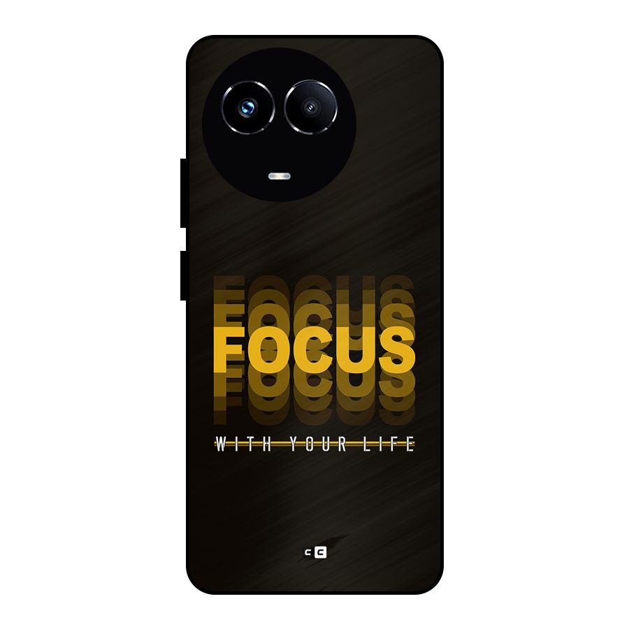 Focus Life Metal Back Case for Realme 11 5G