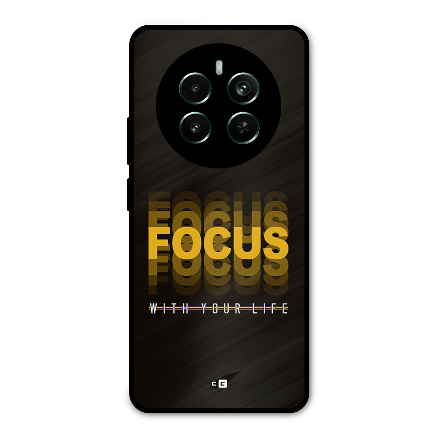 Focus Life Metal Back Case for Realme 12 Plus