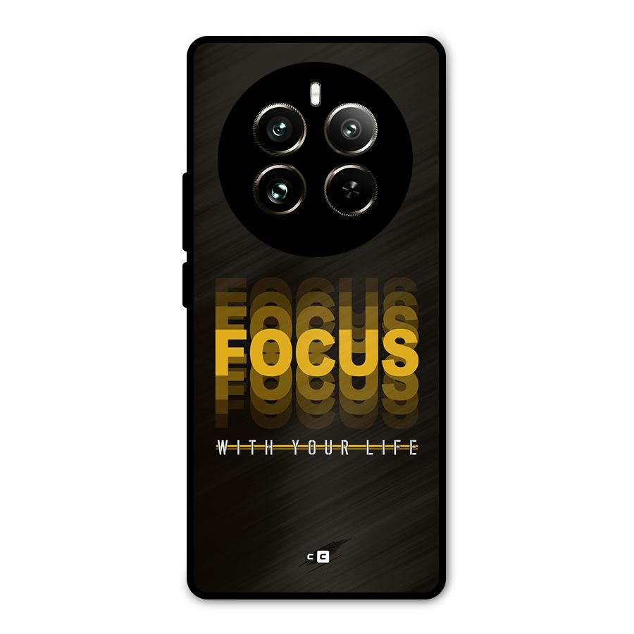 Focus Life Metal Back Case for Realme 12 Pro