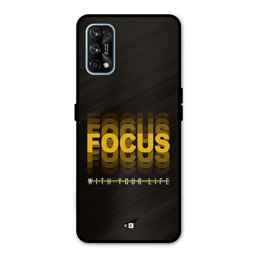 Focus Life Metal Back Case for Realme 7 Pro