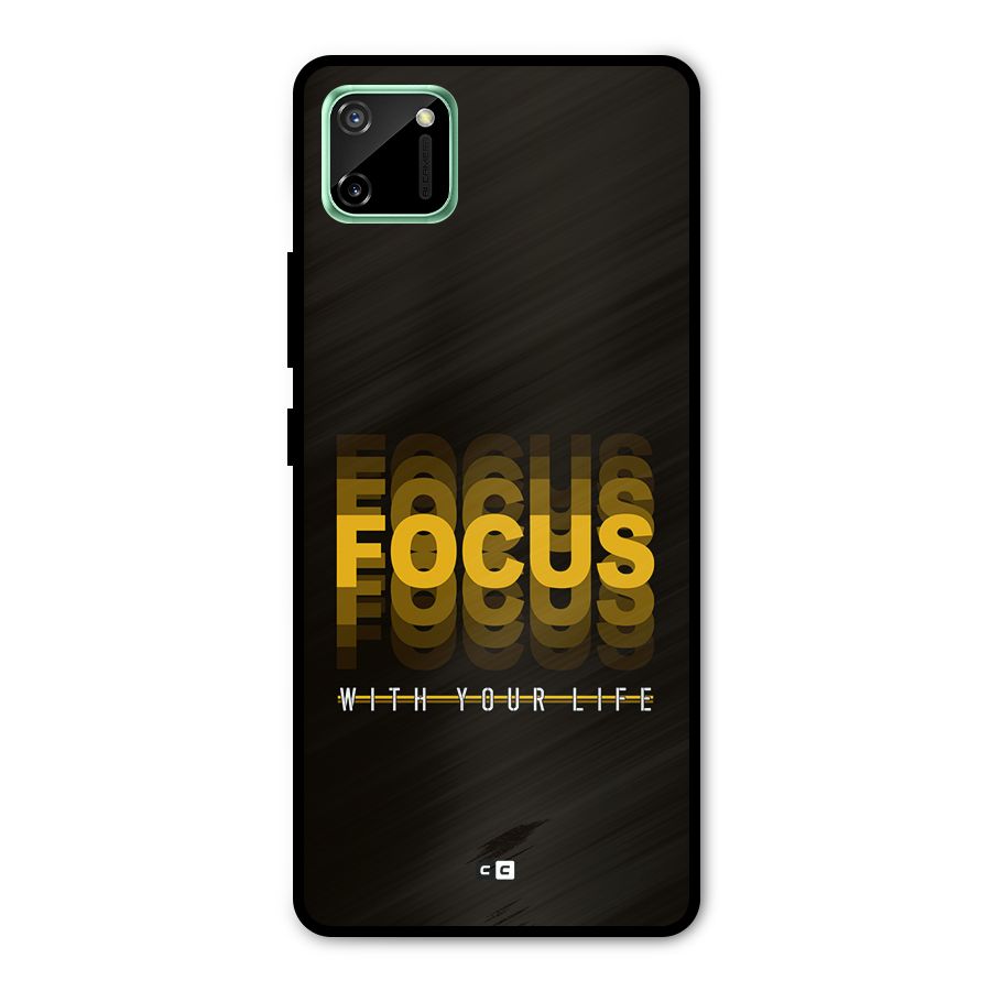 Focus Life Metal Back Case for Realme C11