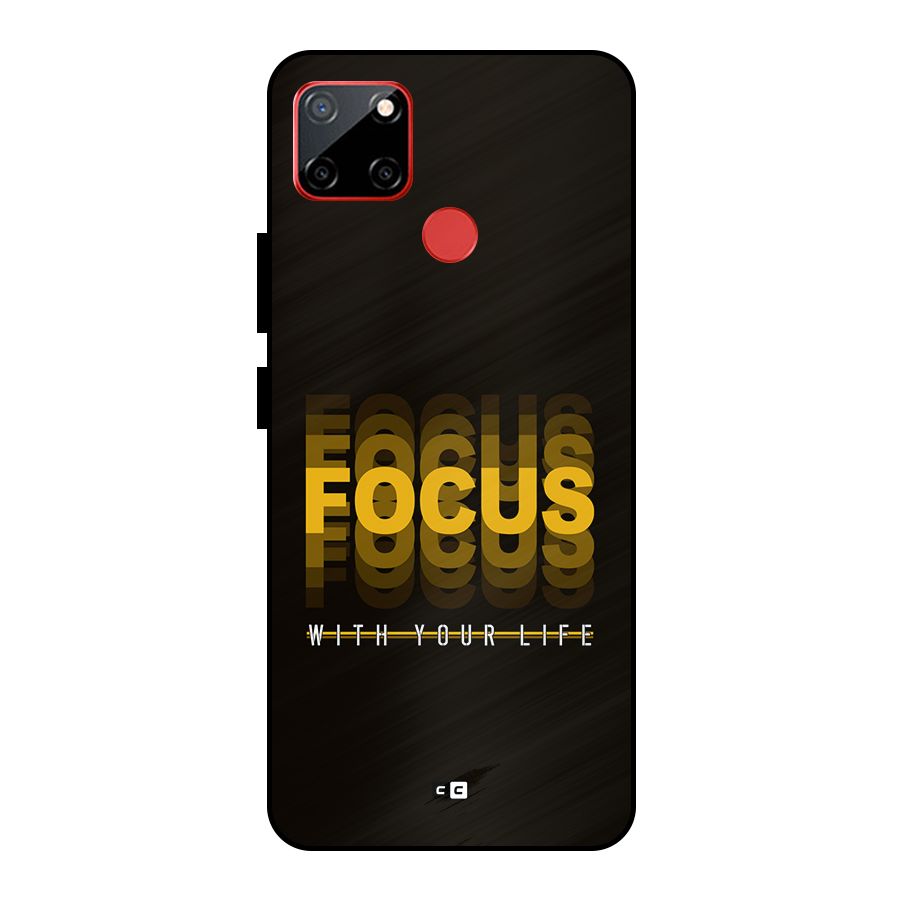 Focus Life Metal Back Case for Realme C12