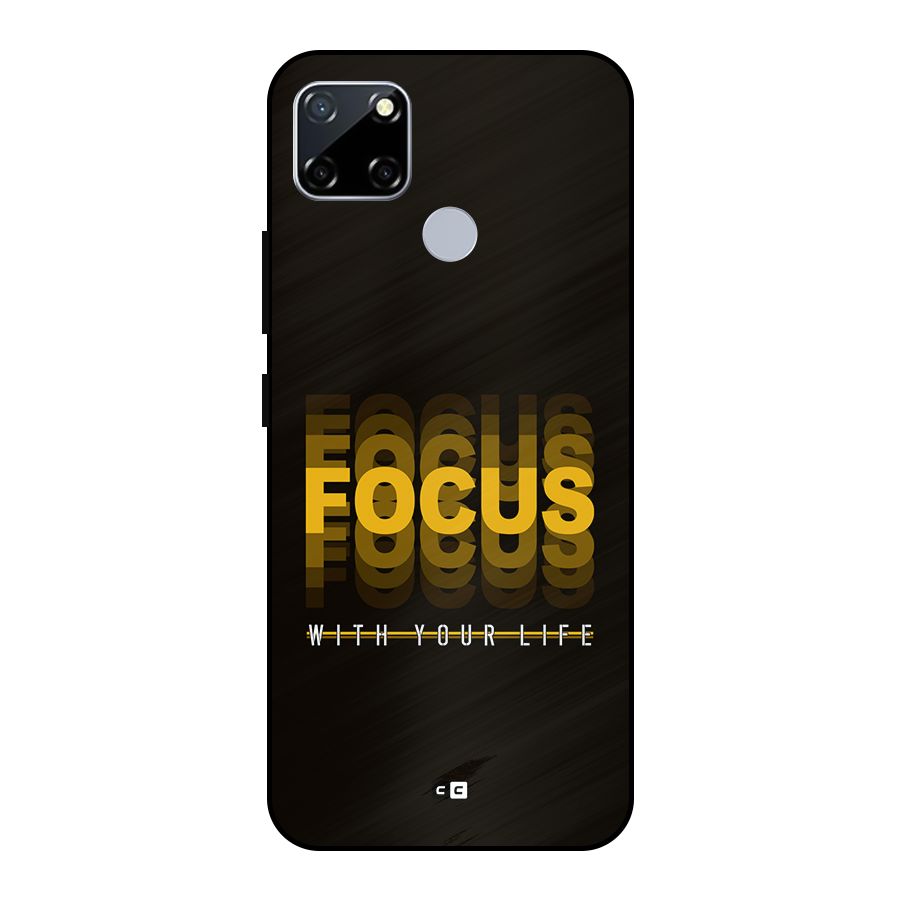 Focus Life Metal Back Case for Realme Narzo 20