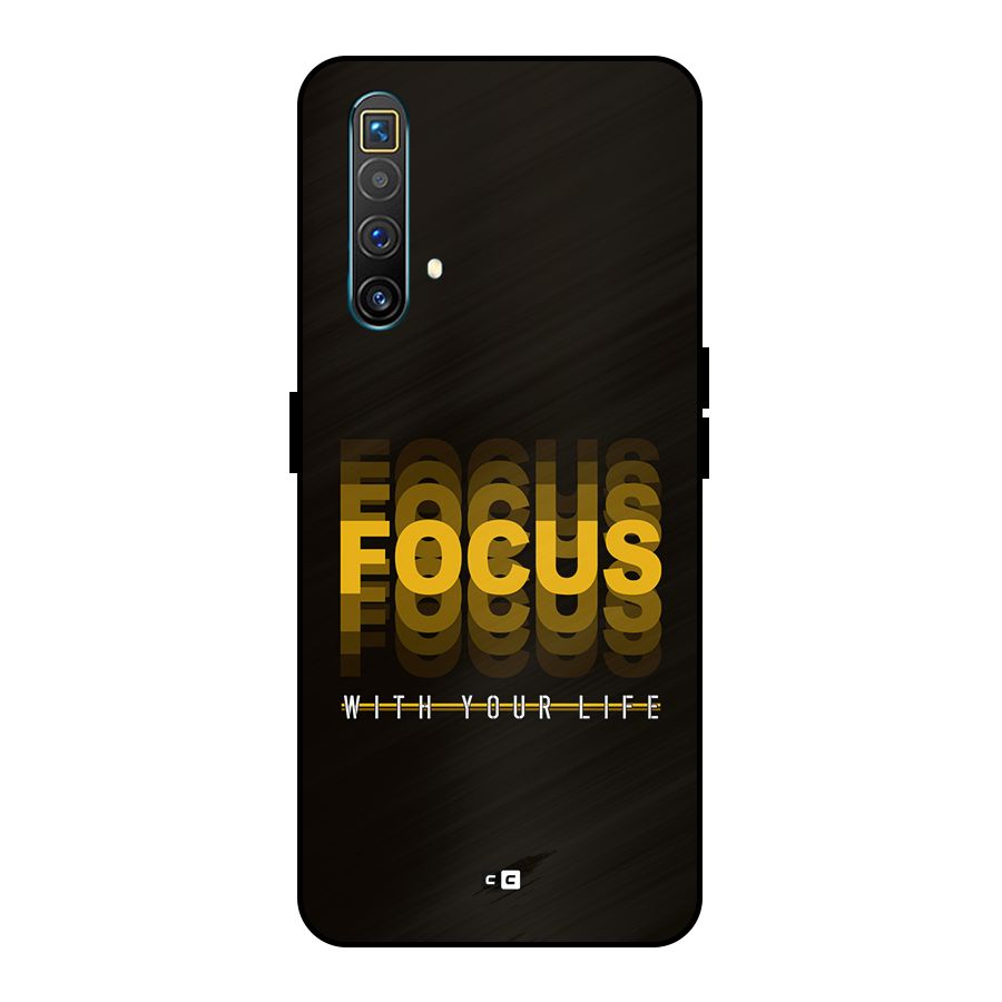 Focus Life Metal Back Case for Realme X3