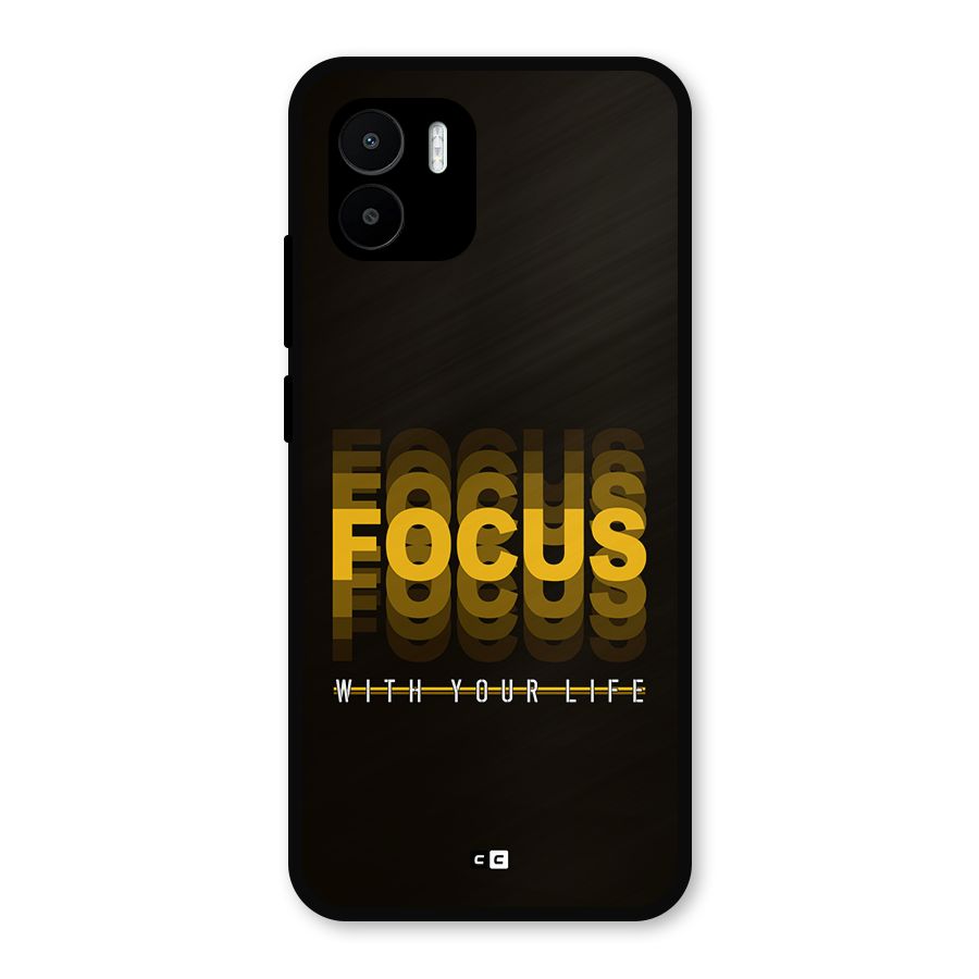 Focus Life Metal Back Case for Redmi A1