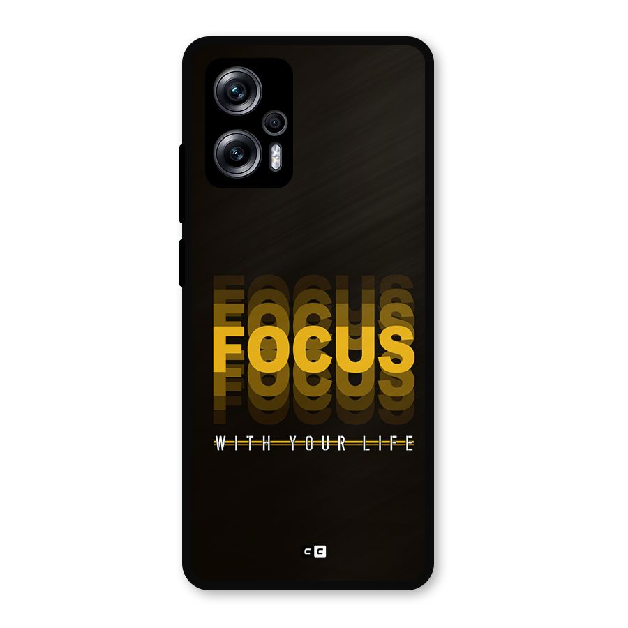 Focus Life Metal Back Case for Redmi K50i