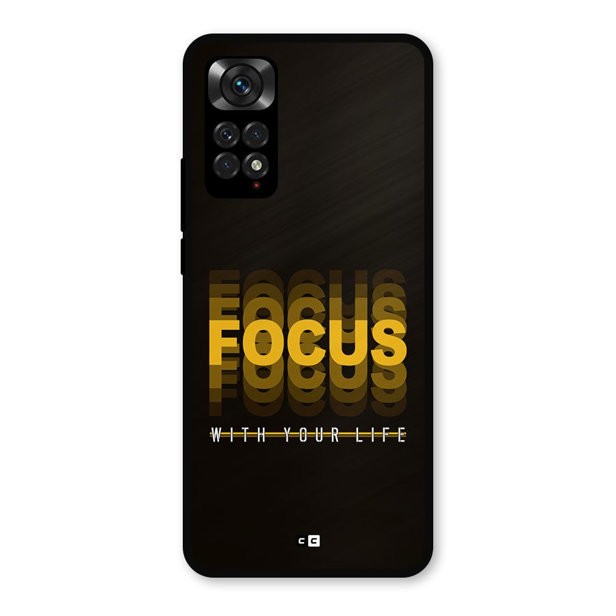 Focus Life Metal Back Case for Redmi Note 11s