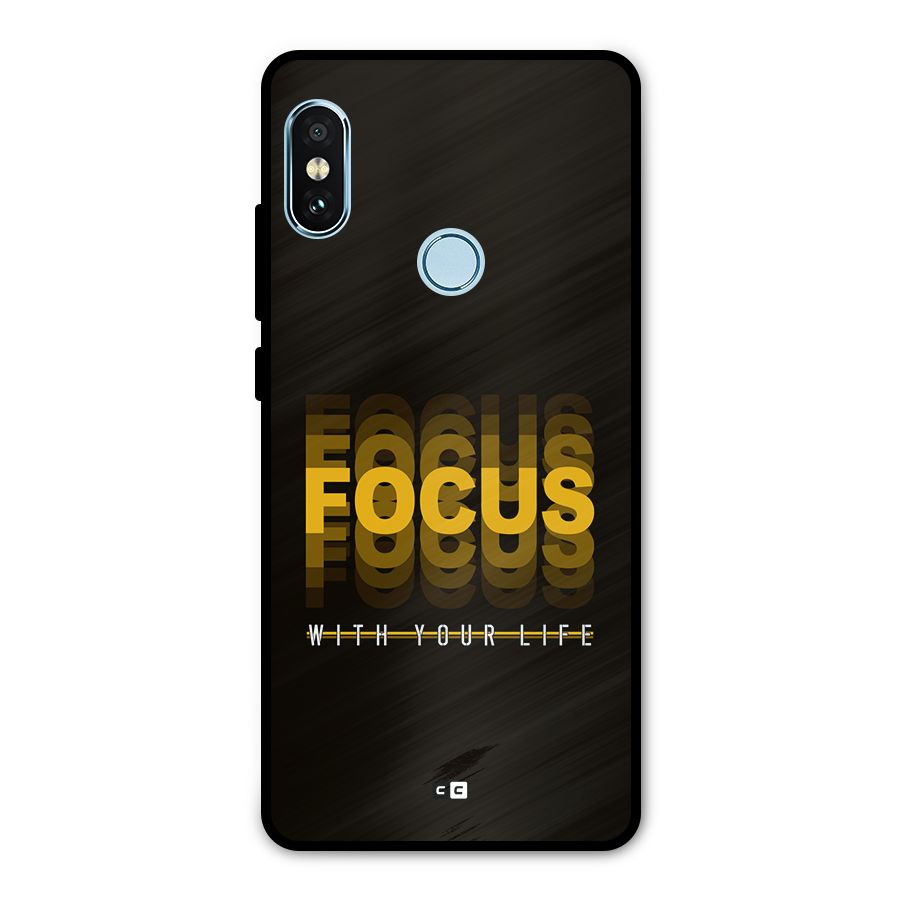 Focus Life Metal Back Case for Redmi Note 5 Pro