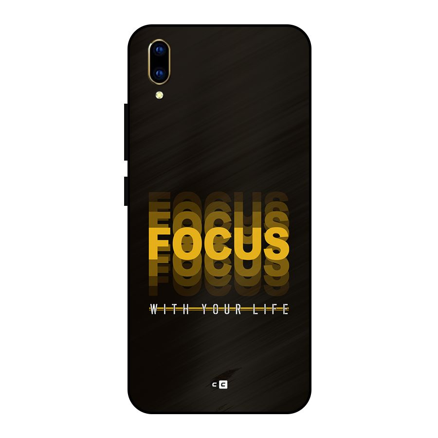 Focus Life Metal Back Case for Vivo V11 Pro