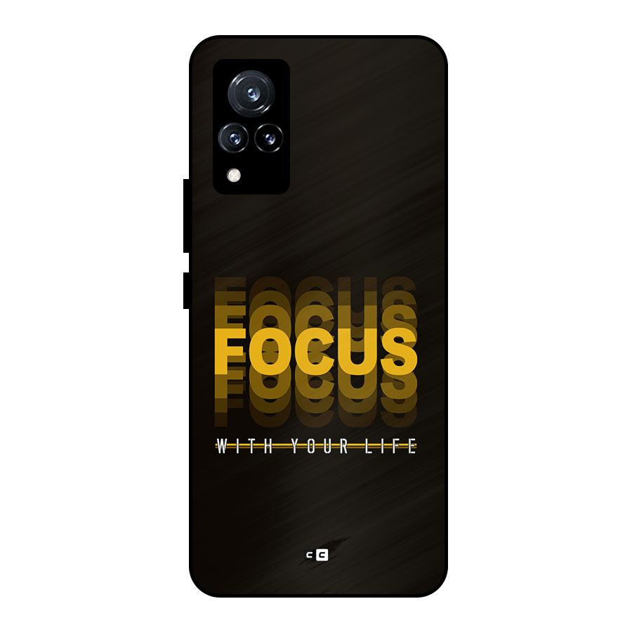 Focus Life Metal Back Case for Vivo V21 5G