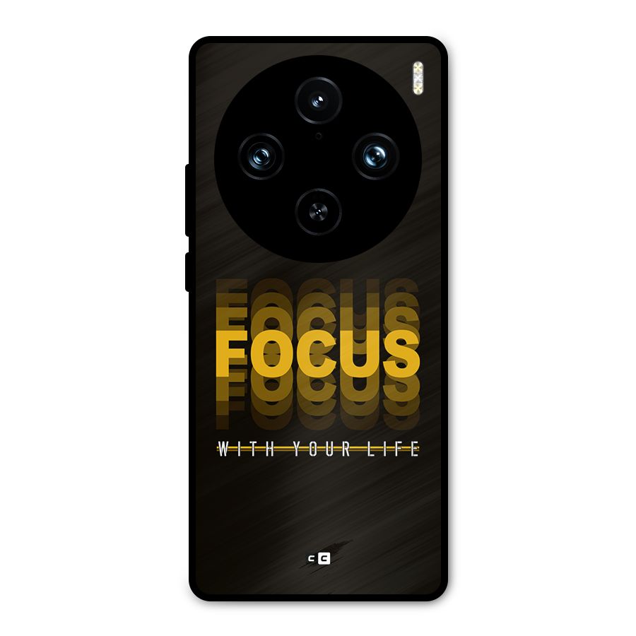 Focus Life Metal Back Case for Vivo X100 Pro